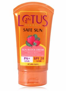 Защитный крем от солнца Lotus Safe Sun SPF-20